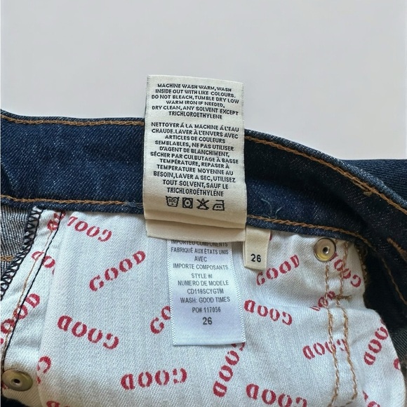 Alice + Olivia Jeans button up skinny crop pants size 26 - Picture 13 of 16